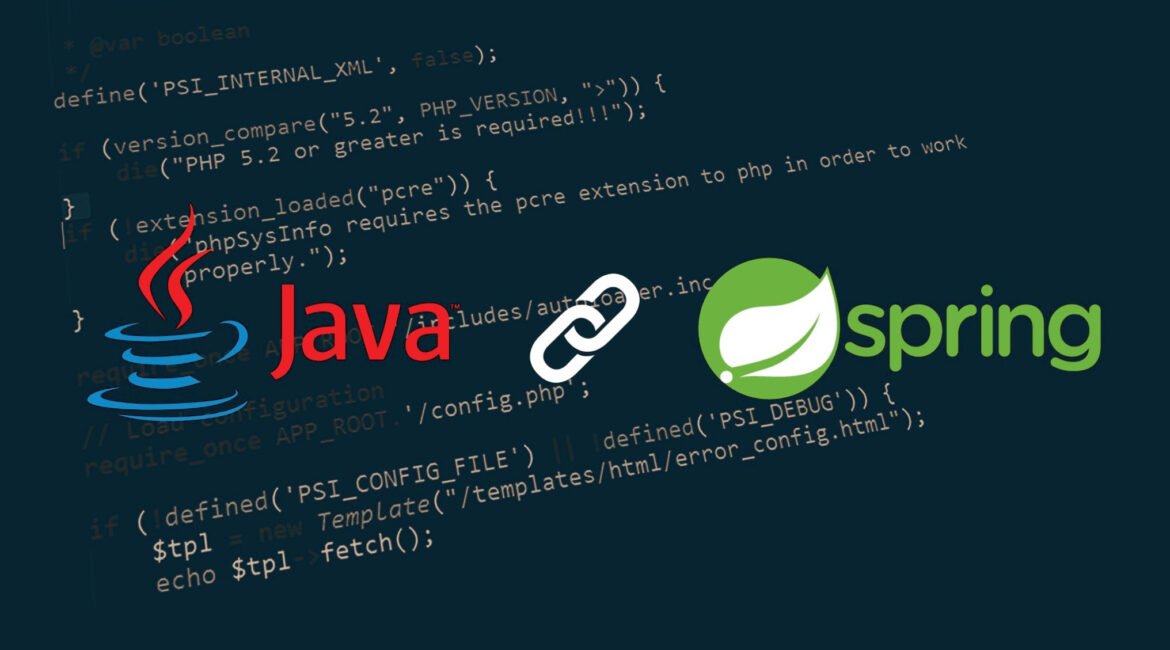 Java dependence on Spring framework.
