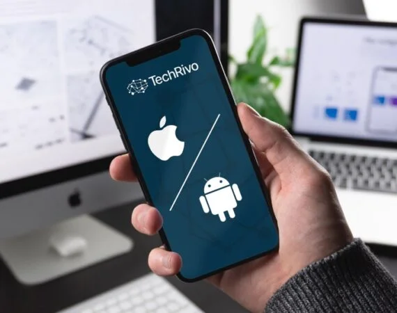 In hand mobile mockup.